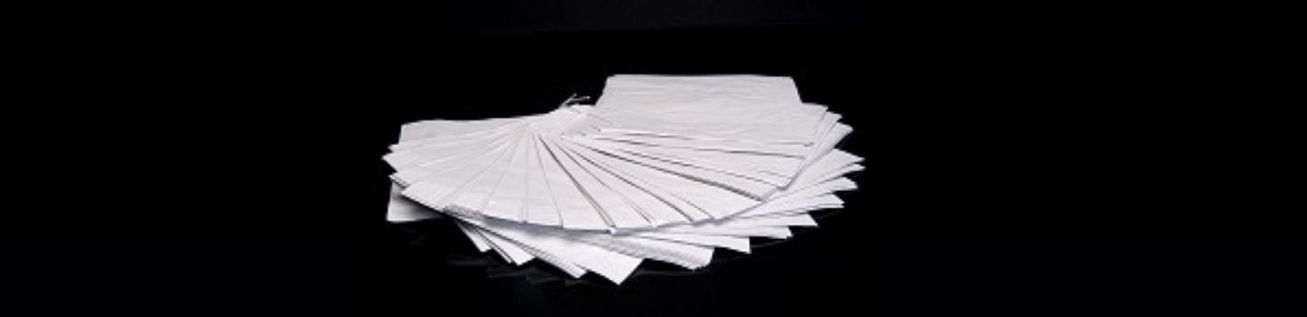White Sulphite paper bags