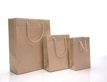 Medium (Tall) Brown Kraft Rope Handle Carrier Bags
