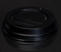 Black Lids To Fit 12oz & 16oz Coffee Cup