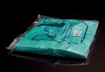 Large Green Vest Carrier Bag - Jade