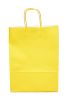 Large Yellow Kraft Twist Handle Carrier Bags