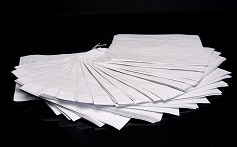 White Sulphite paper bags