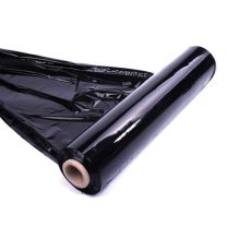 500mm x 250m x 23mu Black Pallet Wrap
