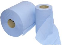 2Ply Blue CentreFeed Roll 6 pack 150m x 180mm