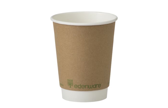 8oz Compostable Double Wall Cup Uk Eco Friendly