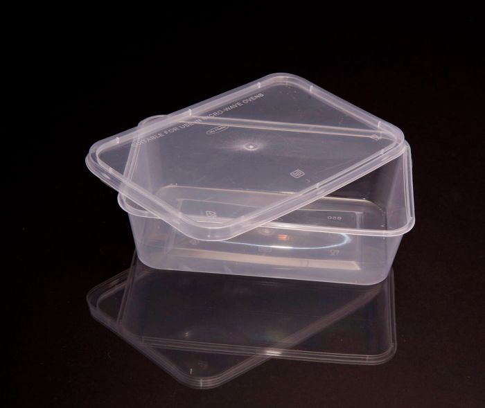 250 x Microwave C650 Majestic Plastic Food Storage Containers Lids Takeaway 
