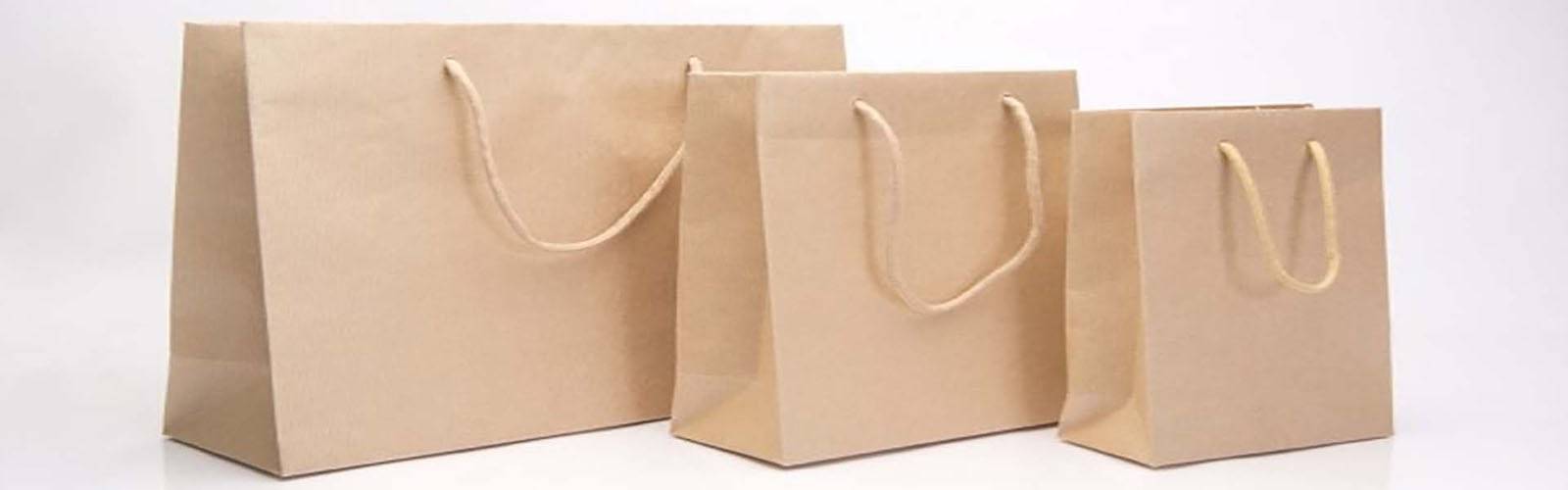Rope Handle Paper Carrier Bags